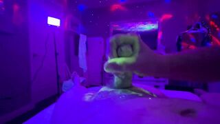 Glow paint handjob