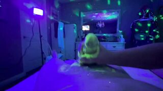 Glow paint handjob