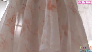 【アナル】パンティを脱いだままスクワットしたよ♡【クパァ】素人 コスプレ 色白 巨乳 でか尻 Japanese Hentai Asian ASMR ユニフォーム