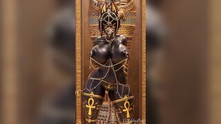 Anubis is dancing to the Fonk