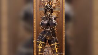 Anubis is dancing to the Fonk