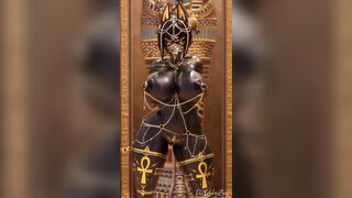 Anubis is dancing to the Fonk