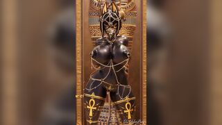 Anubis is dancing to the Fonk