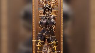 Anubis is dancing to the Fonk