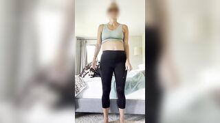 POV Beautiful submissive pregnant (32 weeks!) MILF obeys orders & FILLED with cum!