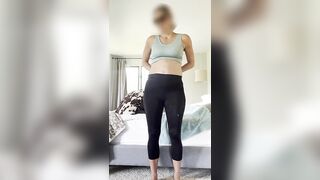 POV Beautiful submissive pregnant (32 weeks!) MILF obeys orders & FILLED with cum!