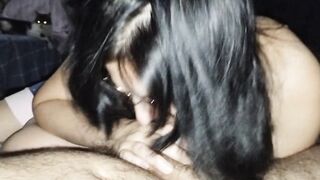 Решила пососать перед сном