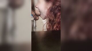 I give my college buddy a good blowjob