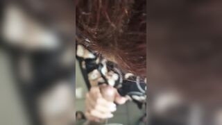 I give my college buddy a good blowjob