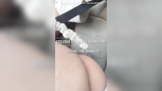 Asian teen Sucks BBC Road Head & cum bubbles