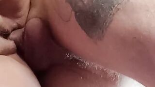 Mother-in-law squirts over and over while I fuck her and fill her pussy with cum