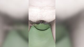 New Free Pissing Diaries. Hairy pussy peed in the toilet when she took off her crimson panties