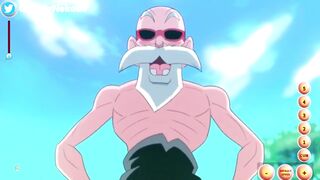 Dragon Ball Z Videl Sucks Master Roshi Dick