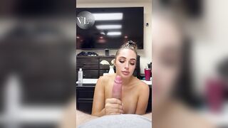 Roommate had blue balls so I helped him release the pressure