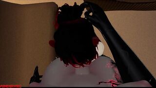 Sucking master @Ezzie_Bunnie cock ???? Clip from Sensational Sunday