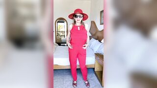 MariaOld milf dance and shake huge natural boobs