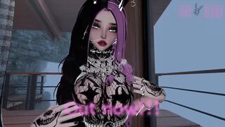 VR SLUT gives a lap dance then face fucks your cock LOTS OF WET SOUNDS