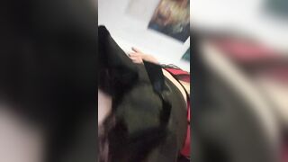 Amateur teen fingers ass