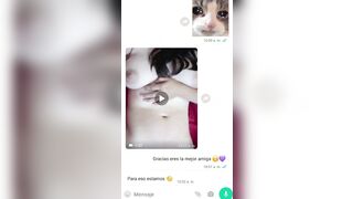 Mi mejor amiga me manda pack / Whatsapp