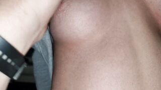 Stuffing my dick into a petite teen