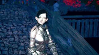 Female knight strip dance (test)