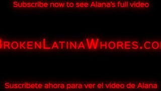 Short And Thicc Latina Alana Loves To Get Roughed Up By 3 Guys