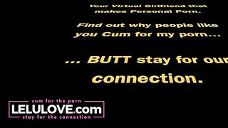 Big boobs babe stretches yoga in lingerie then measure pussy holes up close - Lelu Love