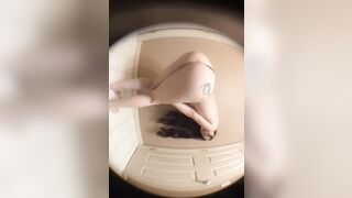 ARAB MIXED BRUNETTE BABE WITH FAT ASS BENDING OVER INTO THE CAMERA