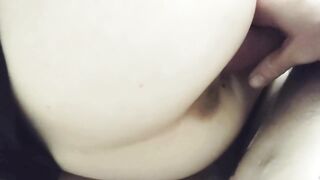 Petite Upskirt Teasing Fat Cock Gaping Pussy Wide Open Close Up