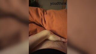 Close up POV of me edging my wet hairy pussy