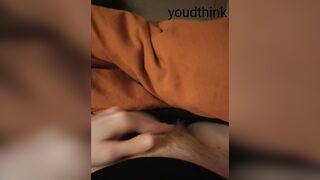 Close up POV of me edging my wet hairy pussy