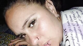 Mi hermanastra viene a casa y terminamos teniendo sexo me lo hace como una gran puta ????????????