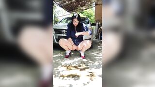 Pisswhore wanted to show everyone how well she serves her purpose