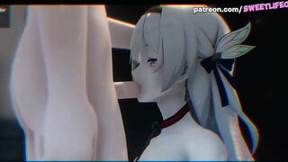 Honkai Star Rail - Firefly Loves Taking Cum Inside Her Pink Pussy!