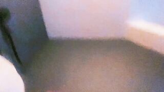 Playing with my weird dildo