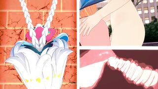 【原神】壁穴にハマったムアラニが壁尻中出しセックスされる3Dエロアニメーション。(むあらにpart3。Genshin Mualani hole in the wall sex.玛拉妮隔墙性爱)