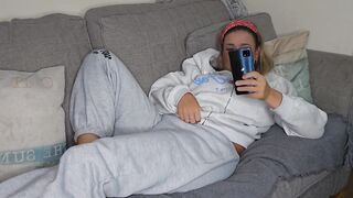 Maisie Lewis Fantasy Wank Over the Postie