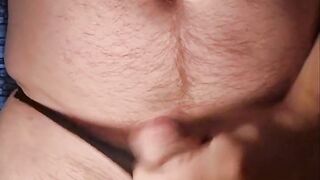 Man Wanking in Panties