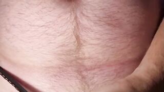 Man Wanking in Panties