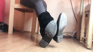 Shoeplay in over the Knee Boots Trailer